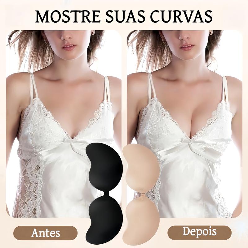 Soutien Sem Alças de Silicone: Invisível, Respirável e Reutilizável