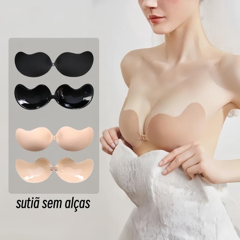 Soutien Sem Alças de Silicone: Invisível, Respirável e Reutilizável